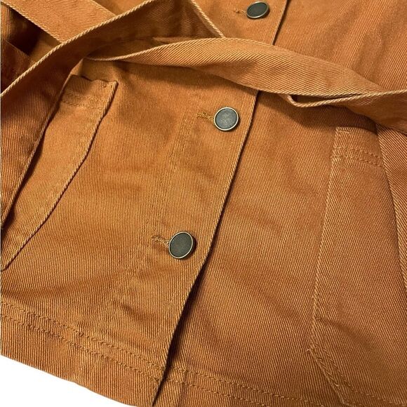 Gibson Latimer Tan Utility Jacket with Tailored Design Size Large - Picture 5 of 6